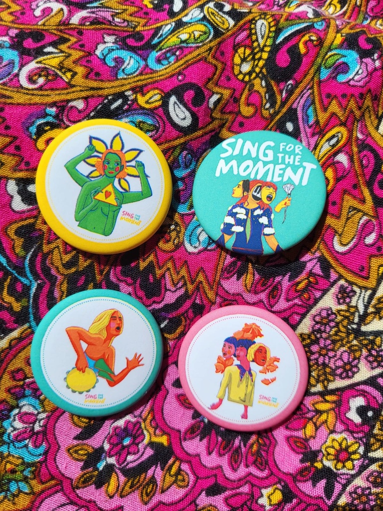 Badges Sing for the Moment